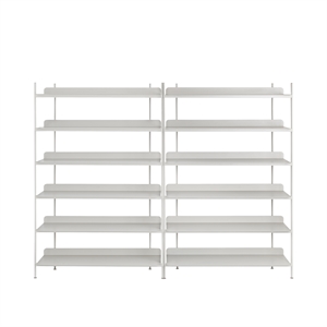 Muuto Compile Shelving System 8 Gray