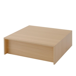 Muuto Connect Modular Coffee Table Large Lacquered Oak