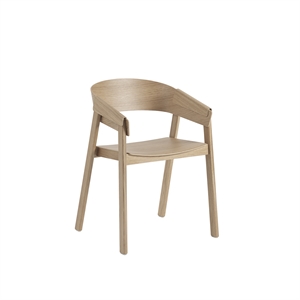 Muuto Cover Dining Chair w. Armrests Oak