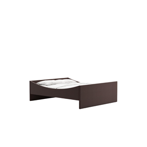 Rye Sleep Curved Bed Frame 200x210 Dark Brown