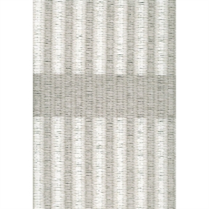 Woodnotes Cut Stripe Carpet 170x240 Paper Yarn/Stone White