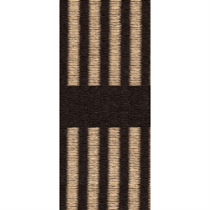 Woodnotes Cut Stripe Carpet 140x200 Paper Yarn/ Black