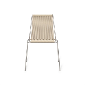 Thorup Copenhagen Noel Dining Chair Stainless Steel/ Linen