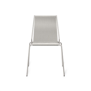 Thorup Copenhagen Noel Dining Chair Stainless Steel/ Gray Wool