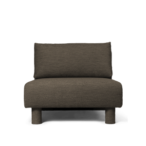 Ferm Living Dase Modul Sofa Center Soft Bouclé/Dark Brown