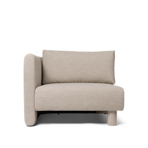 Ferm Living Dase Module Sofa Left Soft Bouclé/Natural