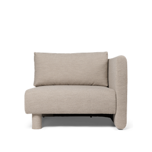 Ferm Living Dase Module Sofa Right Soft Bouclé/Natural