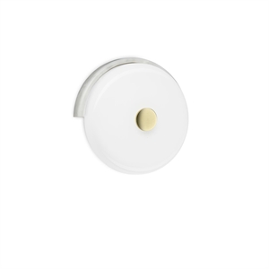 Design By Us Trip Wall Lamp Carrara Marble/Glossy Opal