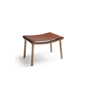 Nikari December Stool Oak/Smoked Oak/Cognac