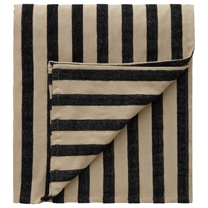 Decotique Florence Tablecloth 140x240 Black/ Natural