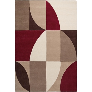 Decotique Window Rug 180x270 cm Red Wine