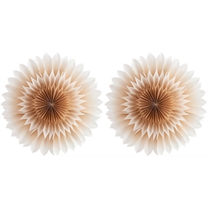 Department Lily Paper Star Golden Beige Set of 2