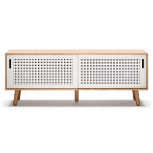 Department Ray TV Bench 150 cm Oak/ White