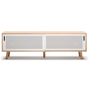 Department Ray TV Bench 180 cm Oak/ White