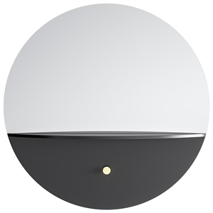 Department Pie B Wall Mirror 60 Black