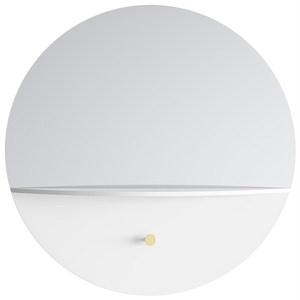 Department Pie B Wall Mirror 80 White