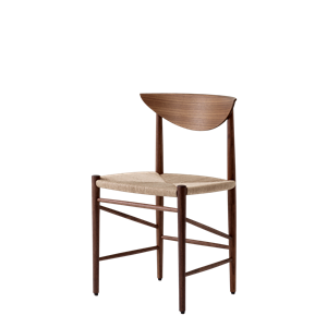 &Tradition Drawn HM3 Dining Table Chair Walnut