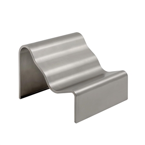 Muuto Dream View Bench 100 cm Brushed Aluminum