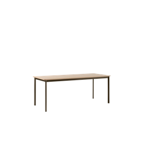 &Tradition Drip HW116 Dining Table L193 Black/Clear Lacquered Oak