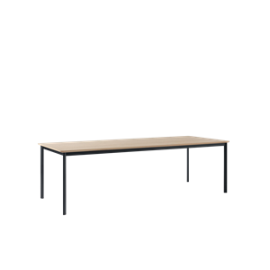 &Tradition Drip HW117 Dining Table L253 Black/Clear Lacquered Oak