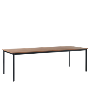 &Tradition Drip HW117 Dining Table L253 Black/Lacquered Walnut