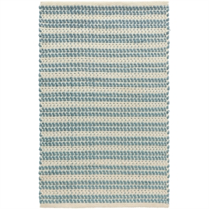 Decotique Dune Mat 60x90 Dusty Blue/ Off White