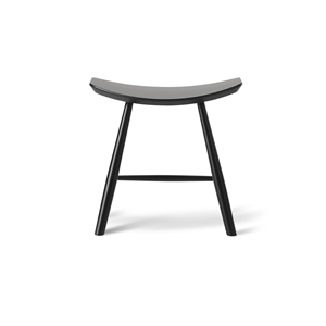 Fredericia Furniture Johansson J63 Stool Black Lacquered Ash