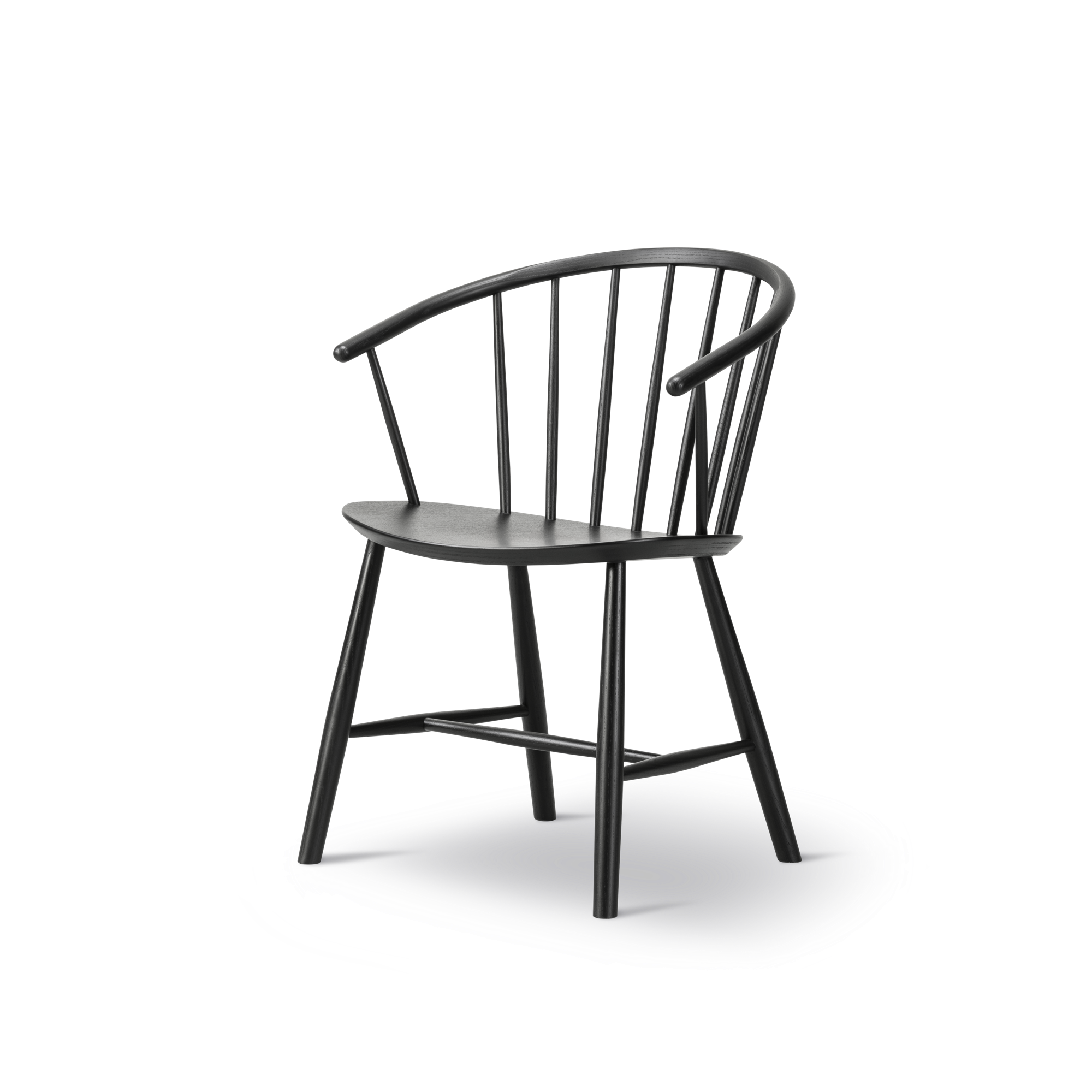 Fredericia Furniture Johansson J64 Dining Chair Black Lacquered Ash