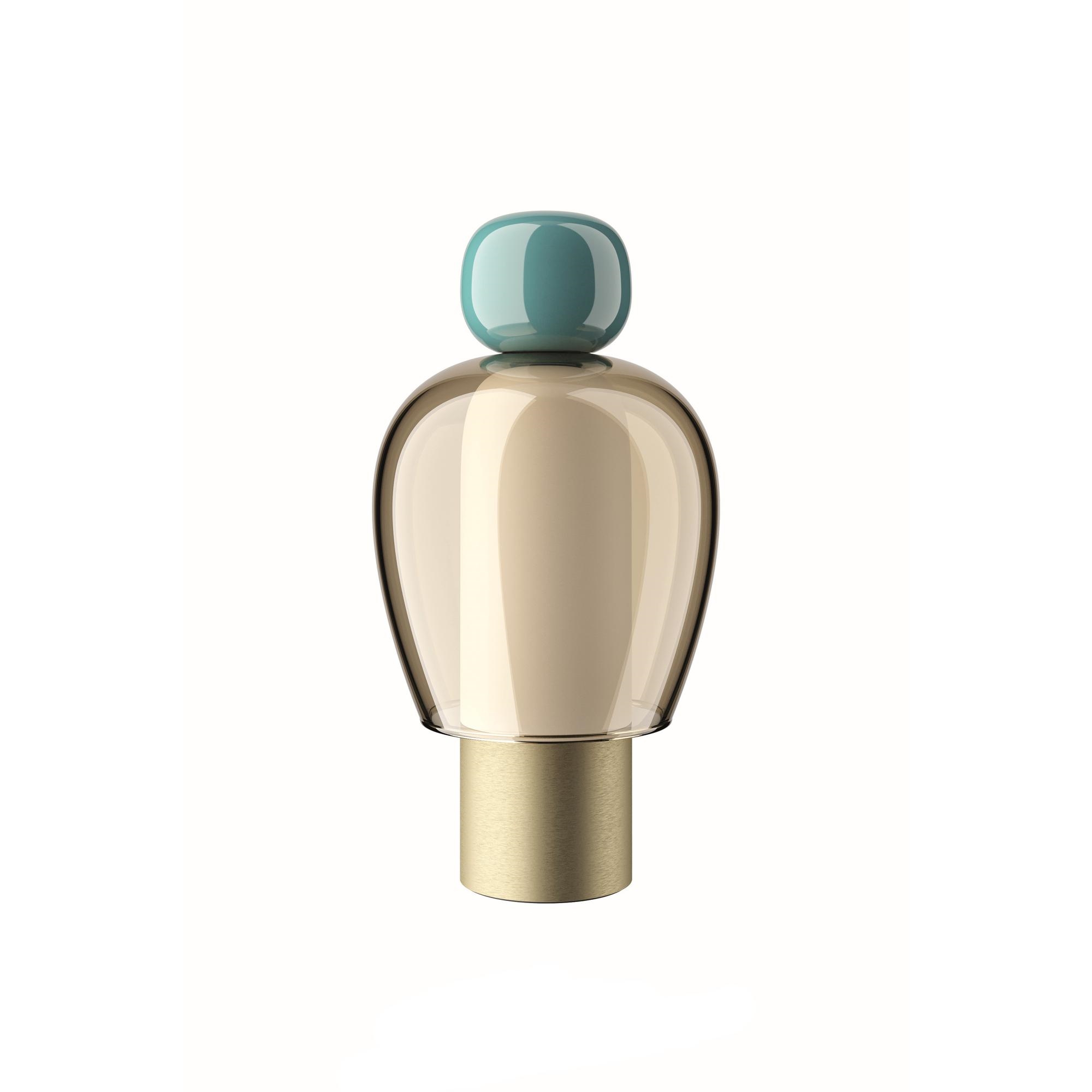 Lodes Easy Peasy Portable Lamp Turquoise/Honey/Gold