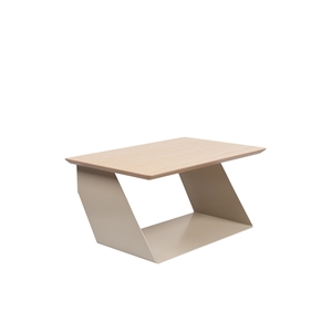 Maze Edgy Wood Shelf Off-white with Top in Ash