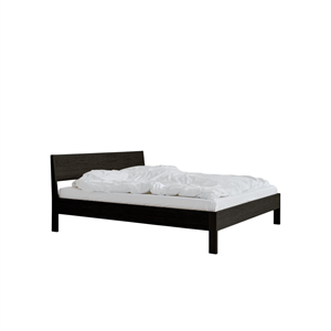 Rye Sleep Owner Bed Frame 140x200 Black Stained Oak