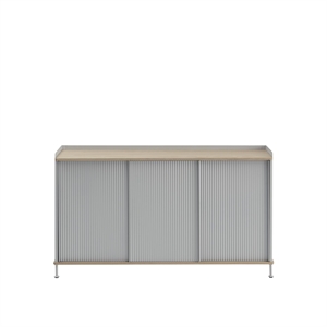 Muuto Enfold Cabinet 148x45 Oak/ Gray