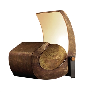 Nemo Escargot Floor Lamp Brass