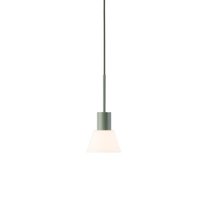 Estiluz Belt Pendant Ø12 2700K Glass Shade/Pale Green