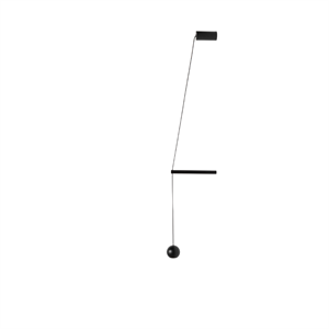 Estiluz Compass Wall lamp 1 3000K Black