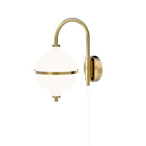 Rebello Eternal Moonlight Wall Lamp Ø15 White Cord