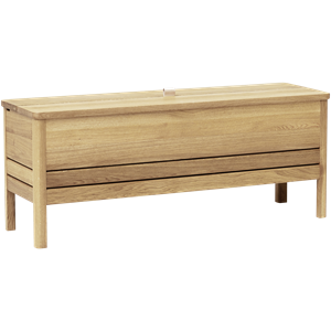 Form & Refine A Line Bench 111 cm White Oiled Oak