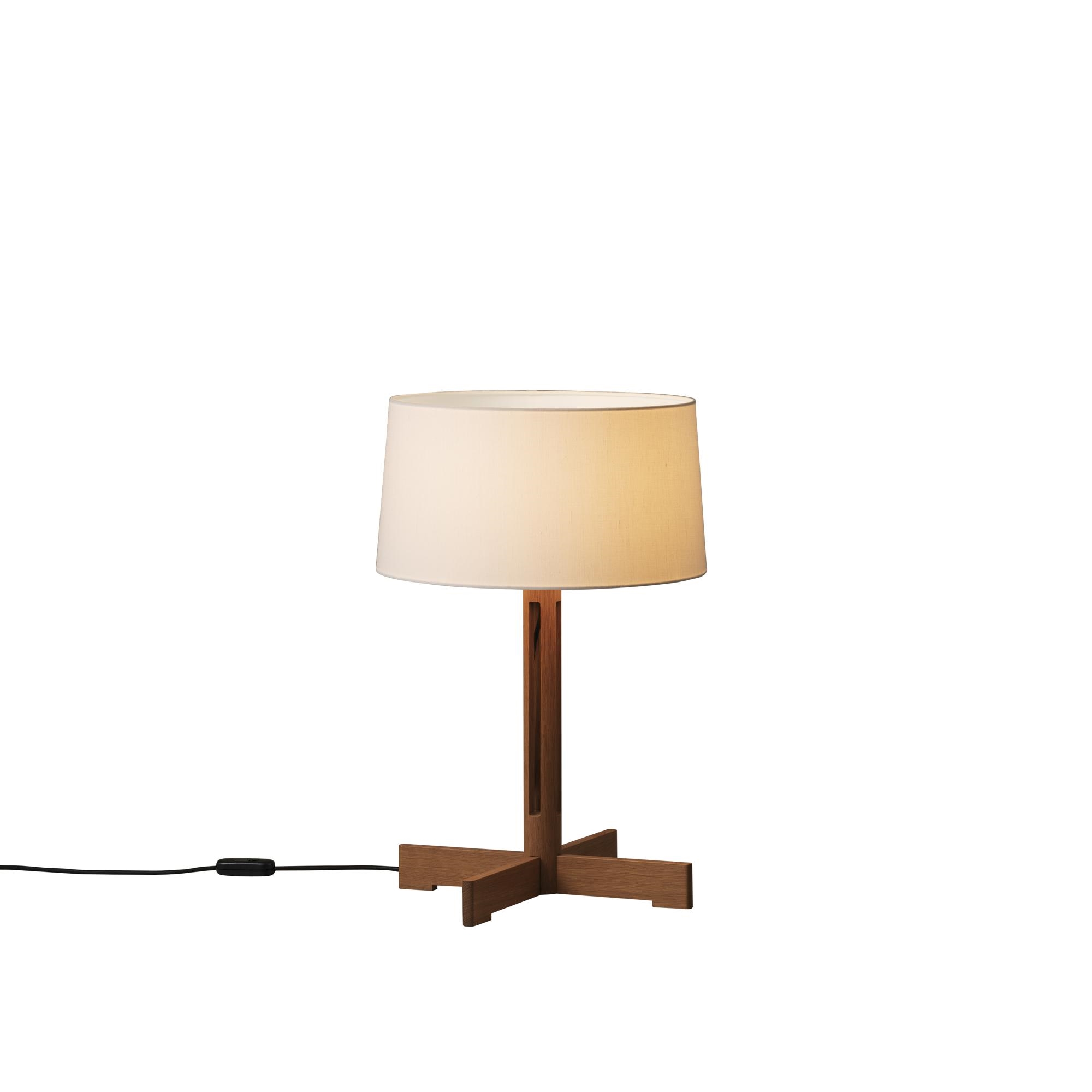 Santa & Cole DISH Table Lamp White/ Oak