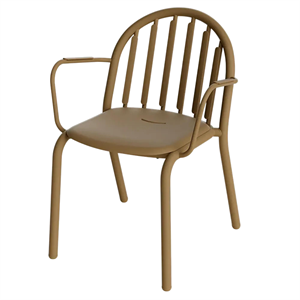 Fatboy Fred's Garden Chair With Armrests Mochaccino