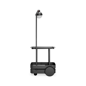 Fatboy Jolly Trolley Rolling Table With Lamp Anthracite