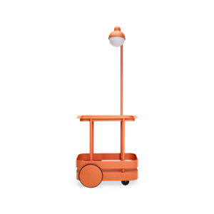 Fatboy Jolly Trolley Trolley With Lamp Tangerine