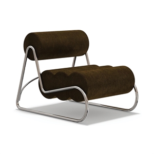 NORR11 Fave Armchair Chrome/One Mariosirtori/Alpaca 1110