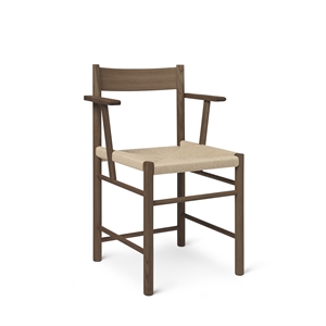 Brdr. Krüger F-Dining Chair With Armrest Smoked Oak