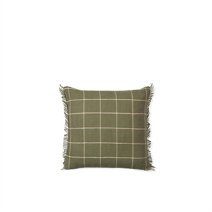 Ferm Living Calm Cushion 50x50 cm Olive/ Off White