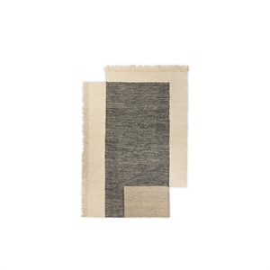 Ferm Living Counter Carpet 200x300 cm Charcoal/ Off White