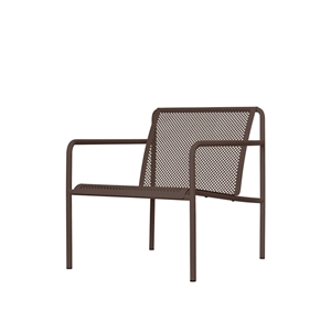 Ferm Living Dapple Outdoor Armchair With Armrests Dark Chocolate