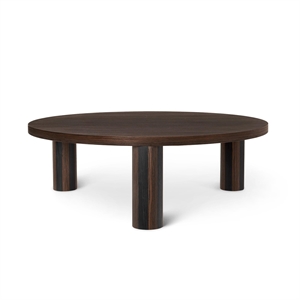 Ferm Living Post Lines Coffee Table Large Smoked Oak