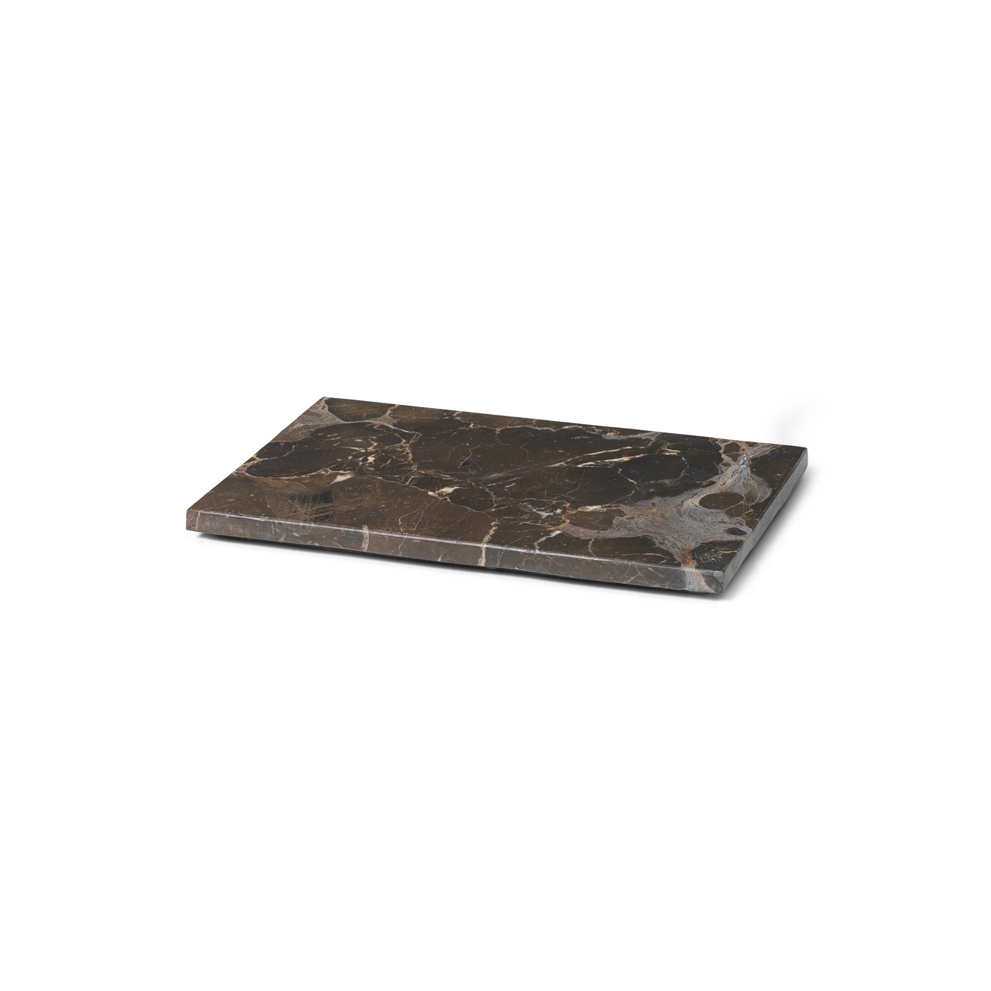 Ferm Living Tray for Plant Box Dark Brown Marble | AndLight