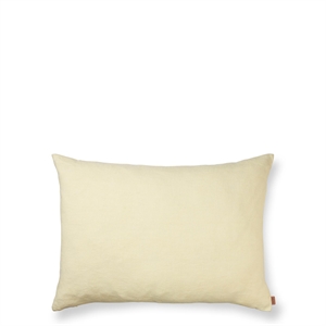 Ferm Living Heavy Linen Pillow Large Lemon