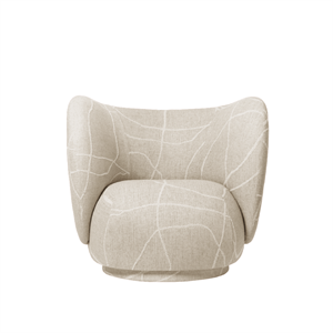 Ferm Living Rico Armchair With Swivel Can Lis/ Sand